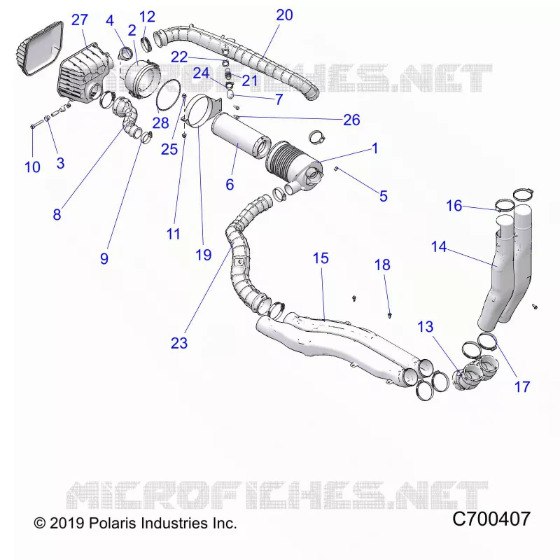 ENGINE, TOMA DE AIRE SYSTEM