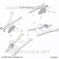 SUSPENSION TRASERA CONTROL ARMS