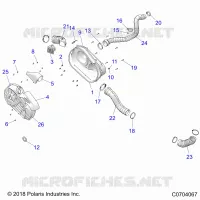 TREN, CLUTCH COVER AND DUCTING