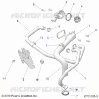 ENFRIAMIENTO, THERMOSTAT AND BYPASS