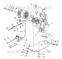 MONTAJE DEL MOTOR SPORT 0980443 and SPORT TOURING 0980243 (4942054205C003)