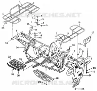 PARACHOQUES / TRANSPORTIN MOUNTING MAGNUM 4X4 W968144 AND  SWEDISH MAGNUM 4X4 S968144 (4936053605A007)