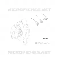 FRENO FRONTAL CALIPER MOUNTING