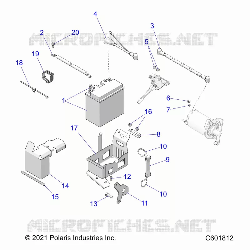 ELECTRICA, BATTERY BOX  ASM.
