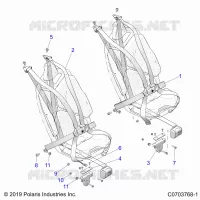 ASIENTO BELT MOUNTING