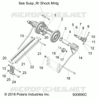 SUSPENSION, TRASERO ARM PAR