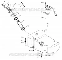 GASOLINA TANK SL 780 B974088 and Intl. SL 780 I974088 (4940924092A009)