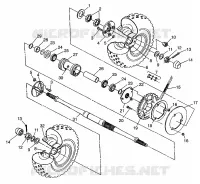 Tracción trasera XPLORER 400L W97CC38C (4939753975C007)