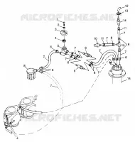 SISTEMA DE COMBUSTIBLE (DELUXE) SL 700 Deluxe B974072 and Intl. SL 700 Deluxe I974072 (4940874087A012)