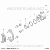 BRAKES, PINZA TRASERA