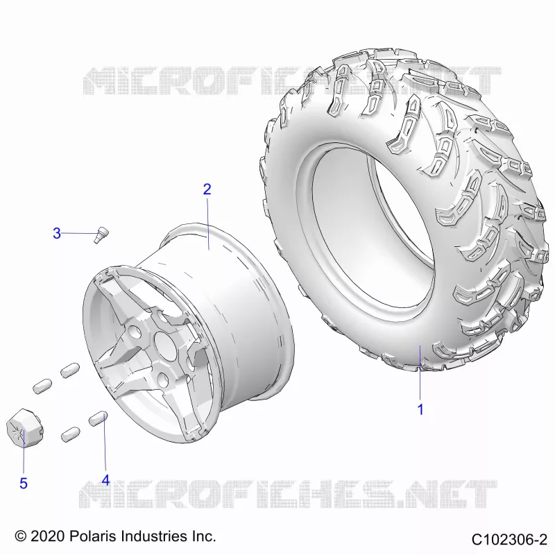 RUEDAS, REAR TIRE