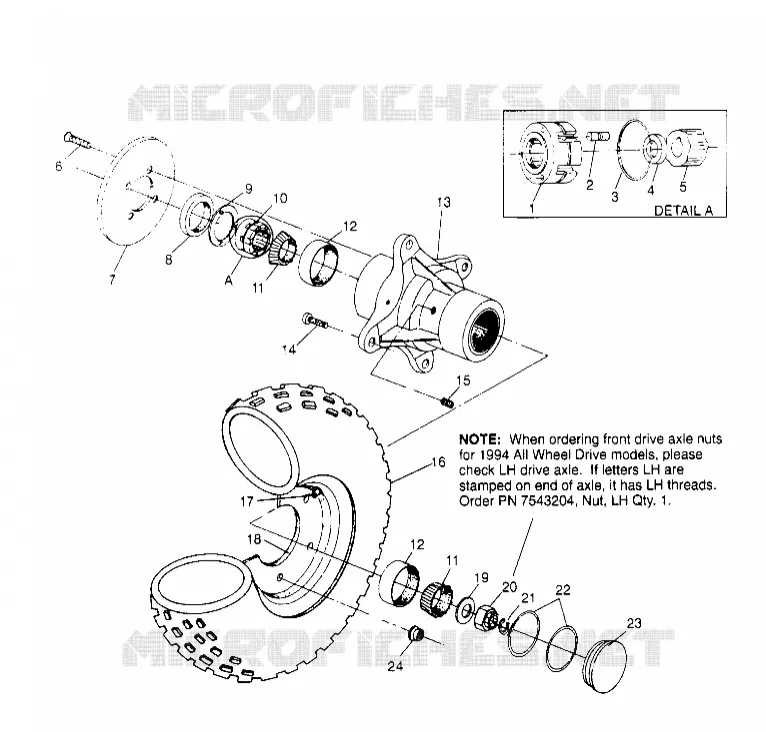 Tren delantero Scrambler W957840 (4927252725B006)