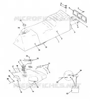 ASIENTO/TANQUE DE GAS ASSEMBLY 500 Classic (4921252125007A)