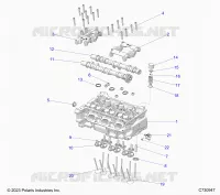 ENGINE, CULATA AND VALVES