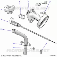 ENGINE, VARILLA DE ACEITE