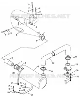 SISTEMA DE ESCAPE HURRICANE B964466 and  Intl. HURRICANE I964466 (4935733573B004)