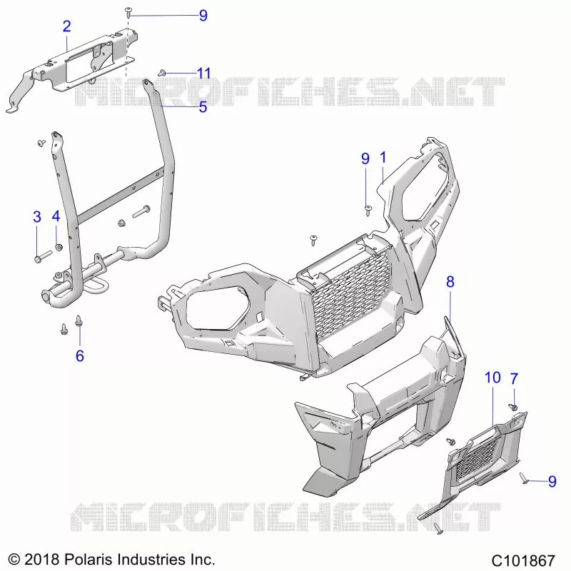 PARACHOQUES DELANTERO AND MOUNTING
