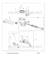 FRENO FRONTAL BRAKE LEVER AND MASTER CYLINDER