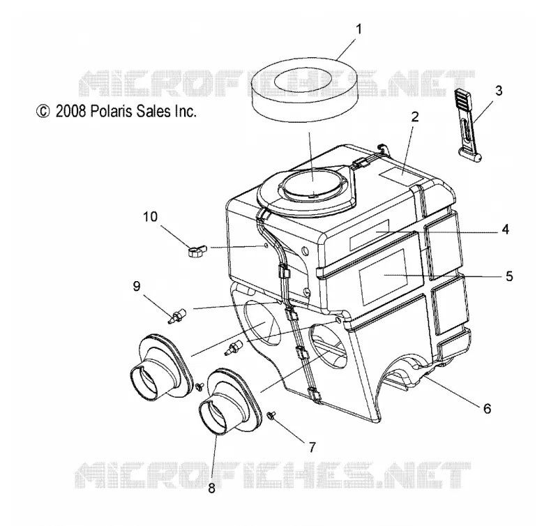 MOTOR, TOMA DE AIRE SYSTEM