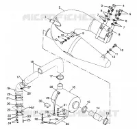 SISTEMA DE ESCAPE SLTX B964590 and Intl. SLTX I964590 (4935783578B004)