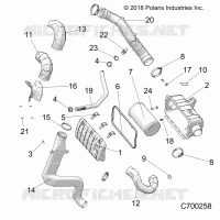 ENGINE, TOMA DE AIRE SYSTEM