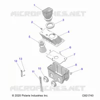 MOTOR, AIR BOX