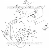 SISTEMA DE ESCAPE Storm 0965782, Storm SKS 0965582, Euro Storm E965782, Euro S (4931593159C012)