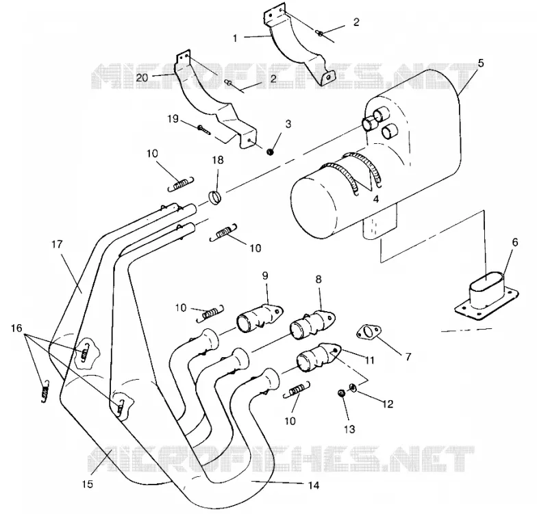 SISTEMA DE ESCAPE Storm 0965782, Storm SKS 0965582, Euro Storm E965782, Euro S (4931593159C012)