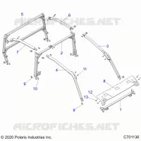 CHASSIS, CAB BASTIDOR