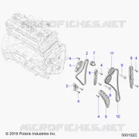 ENGINE, TIMING CADENA AND RELATED