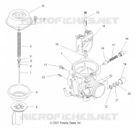 MOTOR, CARBURADOR, UPPER