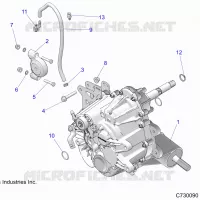 TREN, MAIN GEARCASE MOUNTING