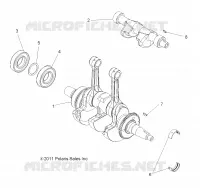 MOTOR, CIGUEÑAL AND BALANCE SHAFT