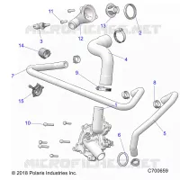 MOTOR, WATERPUMP AND BYPASS
