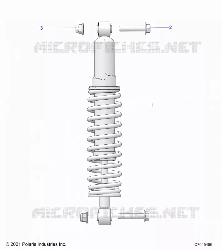 SUSPENSION, SHOCK TRASERO