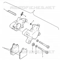 FRENO EJE MEDIO 6X6 400L W968740 and 6X6 400L Norwegian N968740 (4935963596C004)