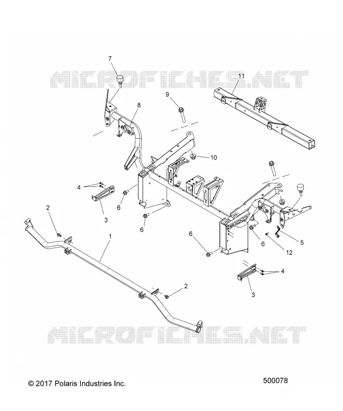 CHASIS, FRONT FRAME ASM.