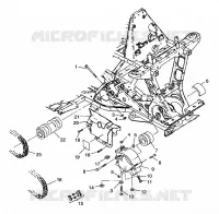 TRANSMISION DELANTERA XPLORER 400L W97CC38C (4939753975B002)