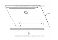 PANEL TRASERO WITH LATCH
