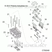 ENGINE, CULATA AND VALVES