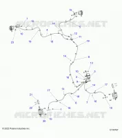 BRAKES, BRAKE LINES AND CILINDRO MAESTRO -R23RRED4FA/D4DA(C730797)