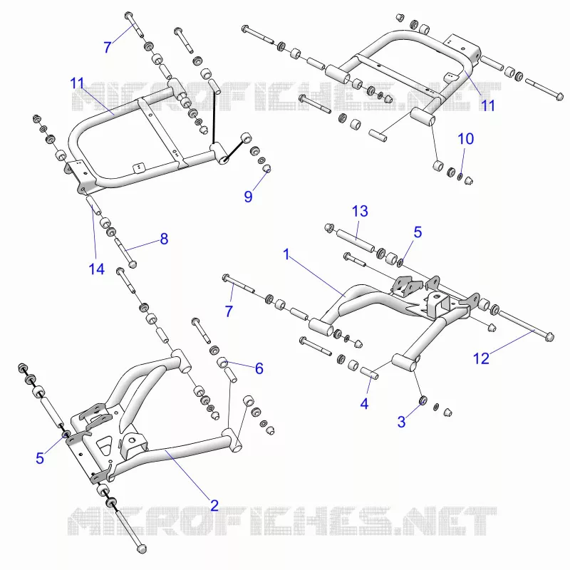 SUSPENSION TRASERA CONTROL ARMS