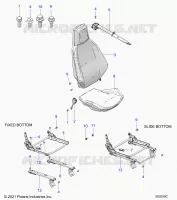 ASIENTO (PASSENGER) AND SEAT BELT MOUNTING