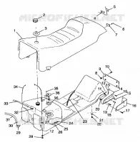 ASIENTO Y TANQUE DE GAS