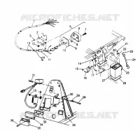ELECTRICA/LUZ DE LA COLA ASSEMBLY  2X4 300 W957530 (4930053005C003)