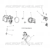 ENGINE, CUERPO DE MARIPOSA AND FUEL RAIL