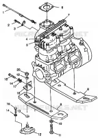 MONTAJE DEL MOTOR SLT 700 B974572 (4941124112B001)