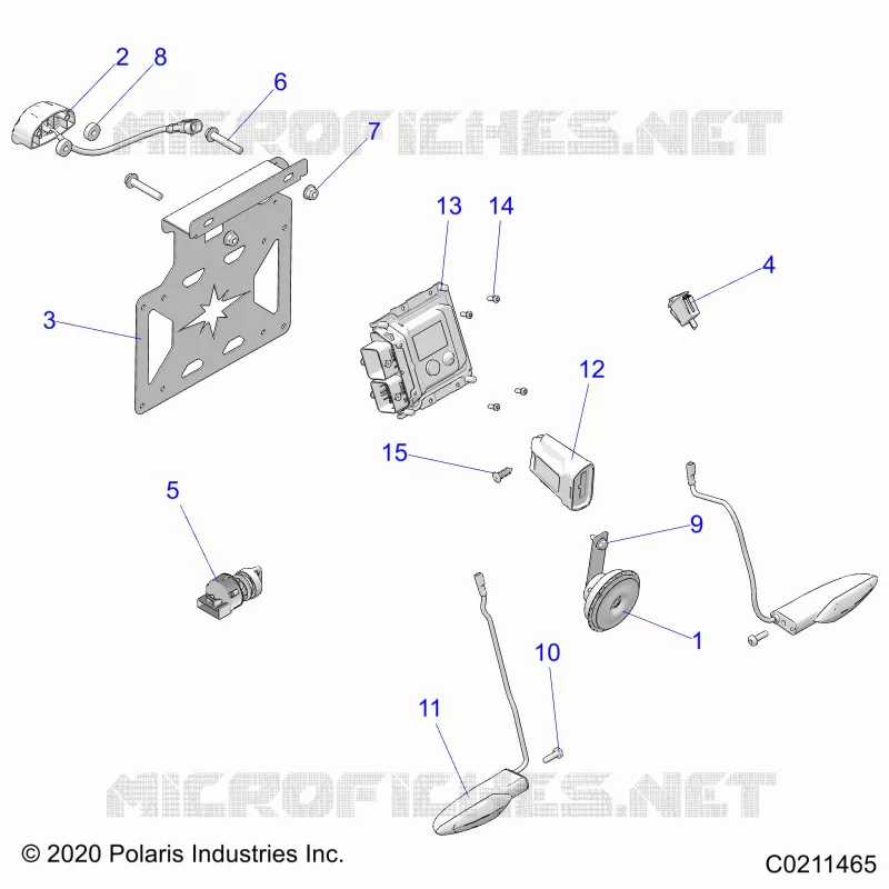 ELECTRICA, SWITCHES, HORN AND ECM