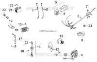 INTERRUPTORES, HARNESS and INDICATORS