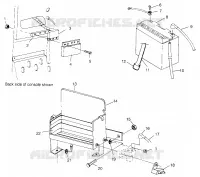 CAJA DE BATERIA WIDETRAK LX 0962064 and EUROPEAN WIDETRAK LX E962064 (4931643164B014)